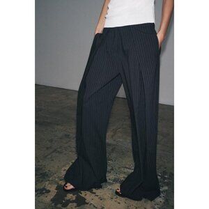 ZARA ZW COLLECTION PINSTRIPE TROUSERS